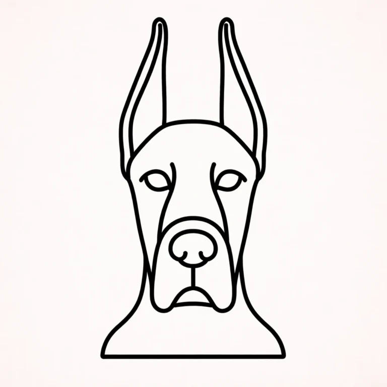 Duitse dog (geknipte oren)